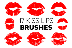 Kiss Lips Brushes