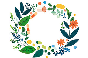 Colorful circular arrangement of, an Illustration by Lermont51