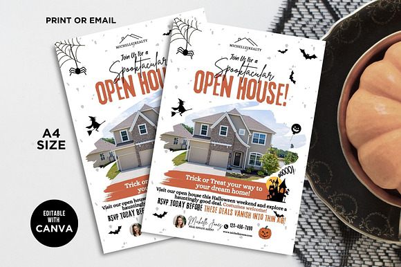Real Estate Open House Halloween preview 7