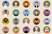 200 Flat icons with people, an Icon by Gurza SHOP (Thumbnail 2 of 5)