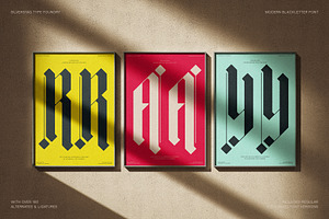 Rymaki - Modern Blackletter Font