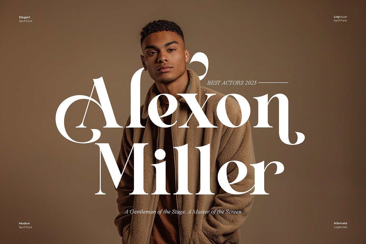 Almore || Modern Stylish Serif Font, a Serif Font by Ermedia Studio (Photo 9 of 10)