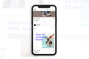 Coro Vintage Instagram Templates, a Social Media Template by CaDesign (Thumbnail 2 of 4)