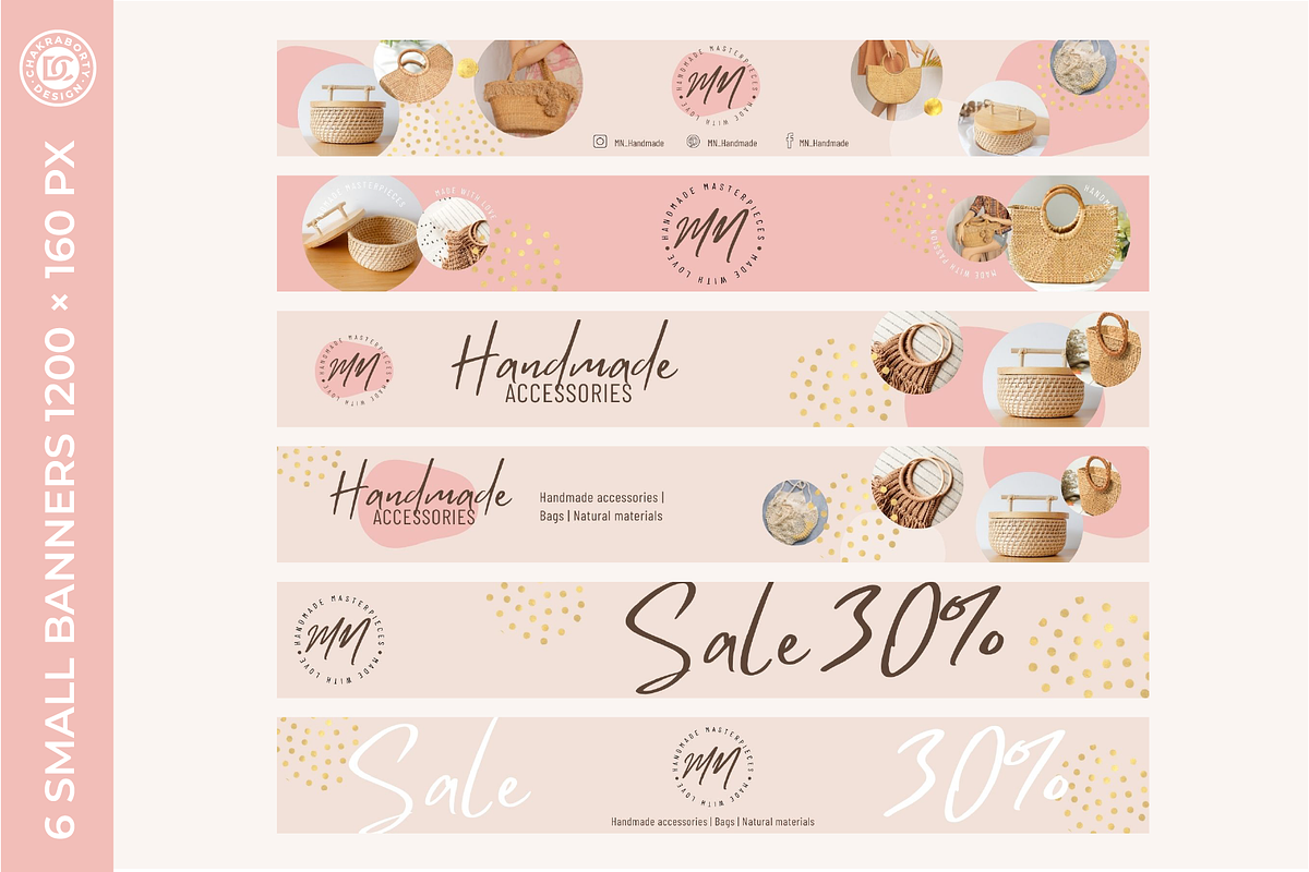 Editable ETSY shop branding kit, a Branding & Logo Template by Chakraborty Design (Photo 4 of 9)