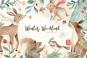 Winter Woodland, an Animal Illustration by Flora+Bear (Thumbnail 1 of 6)