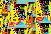 Back to 90s Music Party Flyer, a Flyer Template by Satgur Graphic Design (Thumbnail 6 of 6)