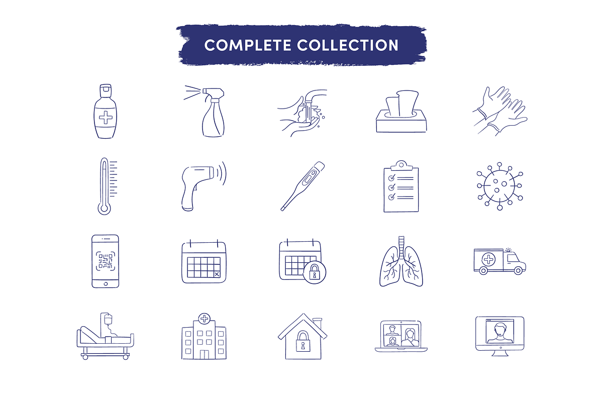 Pandemic & Healthcare Icons, an Icon by Caroline Mackay (Photo 5 of 9)