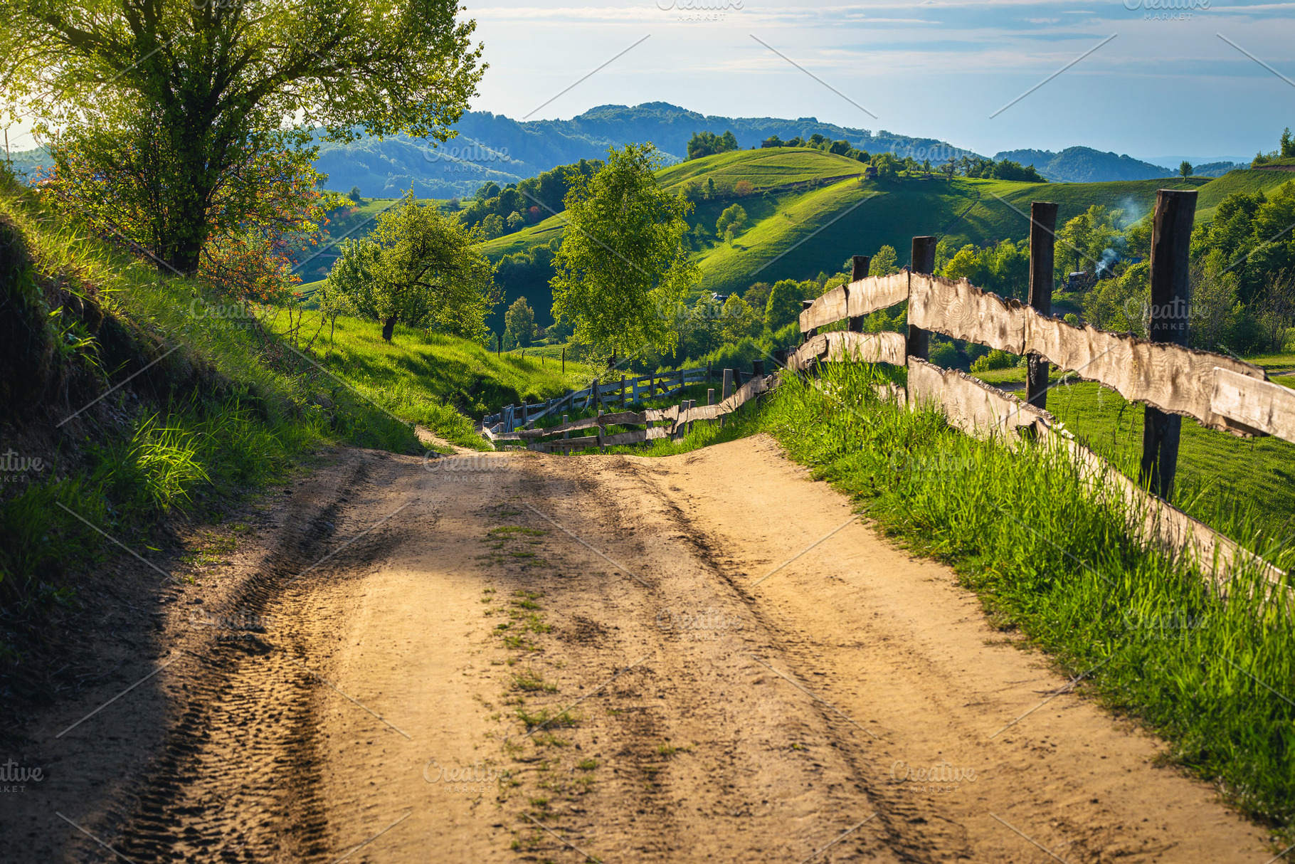 Stunning spring countryside scenery, a Nature Photo by Alpine Dreams