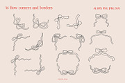 Coquette Bows, Frames and Patterns, an Object Graphic by Felizabeth Design (Thumbnail 9 of 14)
