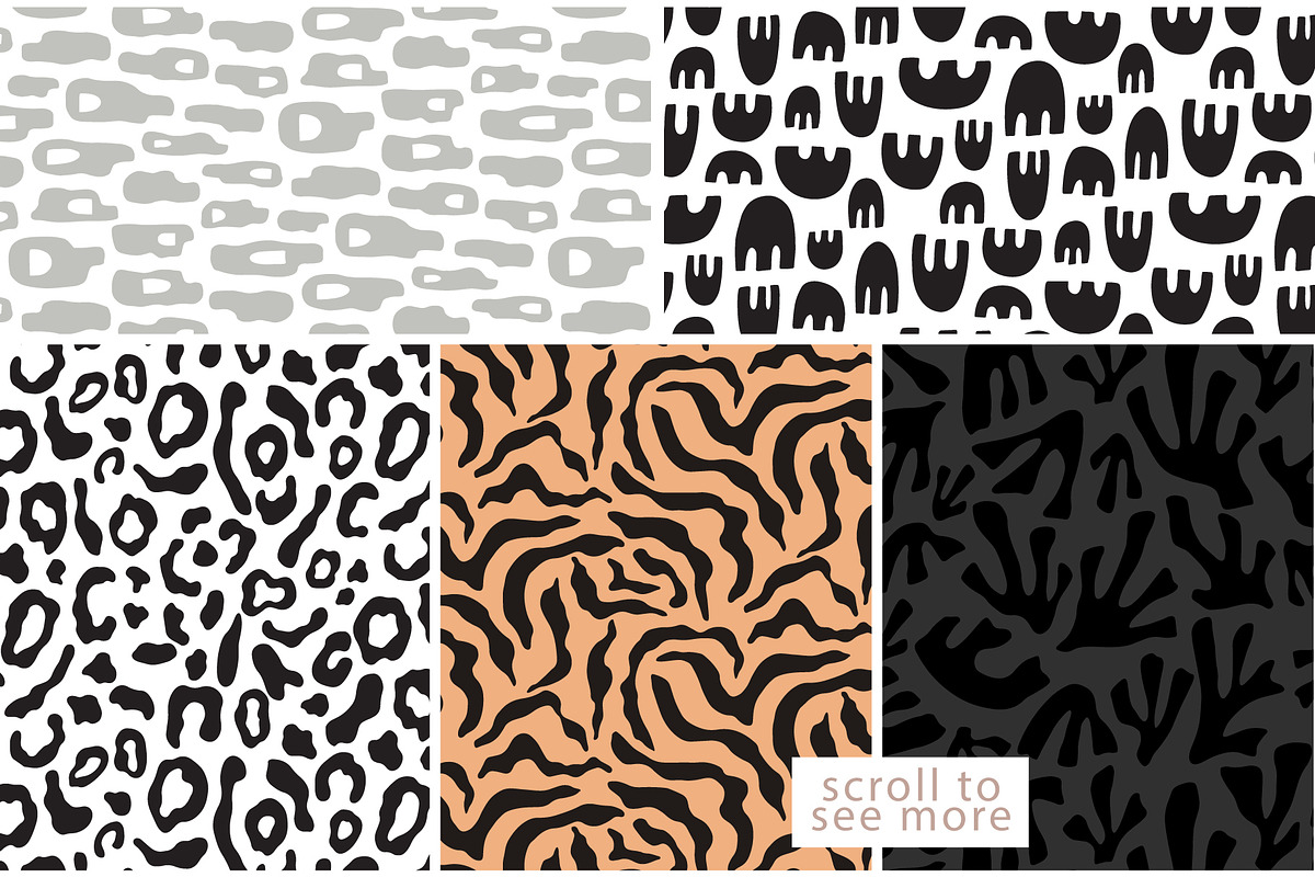 Wild Natural Vector Seamless Pattern, a Pattern Graphic by Katrinelly