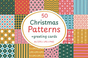 Christmas Patterns Collection, a Decorative Illustration by yarynabo (Thumbnail 1 of 9)