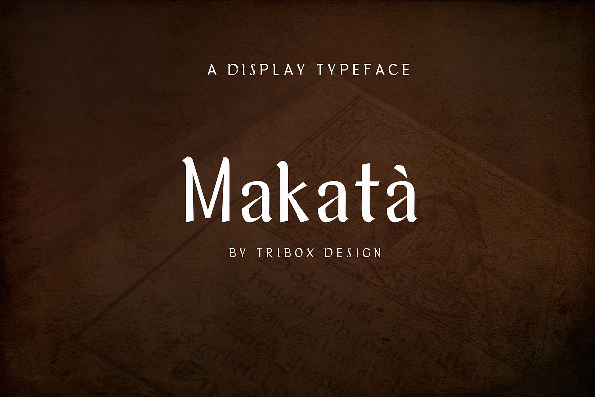 TD Makata, a Sans Serif Font by inucatapusan (Photo 1 of 16)