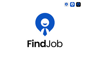 Job Location Logo, a Branding & Logo Template by ika trisiana