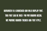 Ravgonew - Condensed Font, a Sans Serif Font by Iqsiart Studio (Thumbnail 7 of 7)