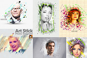 Art Stick Photo Template