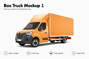 Box Truck Mockup 1, a Cups & Container Mockup by Mockupix (Thumbnail 1 of 12)