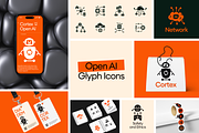 Artificial Intelligence Icons, a Solid Icon by Prosymbols (Thumbnail 5 of 6)