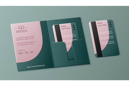 Room plastic key card with cover, an Object Illustration by art PVP - market