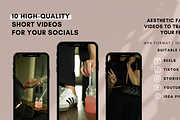Black Aesthetic 1: 10 Video Clips, a Social Media Template by sociallyswanky (Thumbnail 2 of 5)