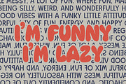 Great Chunky Sans - Y2k Funny Retro, a Sans Serif Font by MaxArt Foundry (Thumbnail 5 of 13)