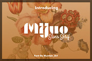 Mijuo | Modern Font, a Sans Serif Font by Muntab_Art (Thumbnail 1 of 7)