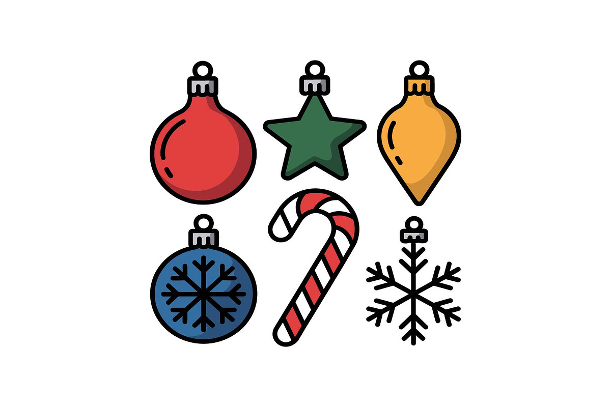 Colorful Christmas Ornament Pattern, a Graphic by yasushie (Photo 14 of 16)