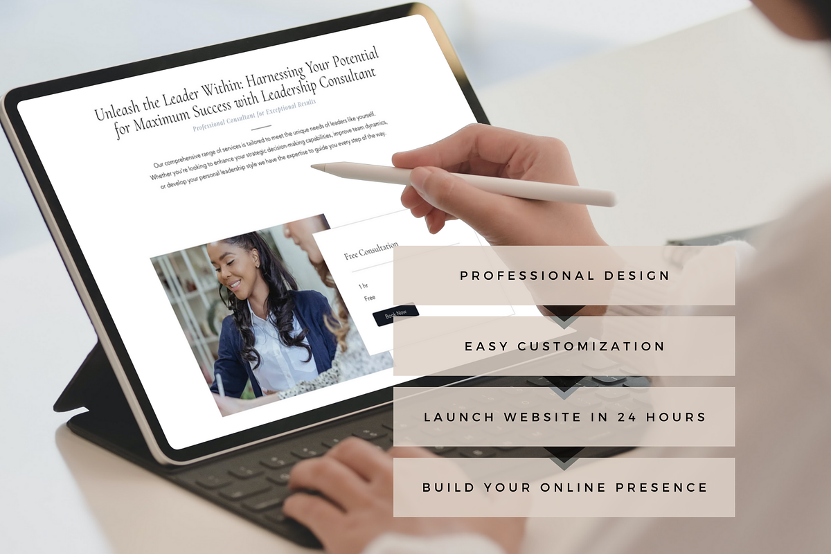 WIX Website Template for Coaches, a Wix Template by CreatedbyVision LLC (Photo 10 of 10)