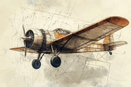 Vintage Airplane preview 4