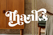 Atlantis Famingo Retro Serif Font, a Serif Font by Letterena Studios (Thumbnail 15 of 15)