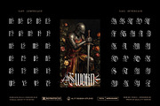 Makyos Gothic Typeface, a Blackletter Font by alit design (Thumbnail 14 of 17)