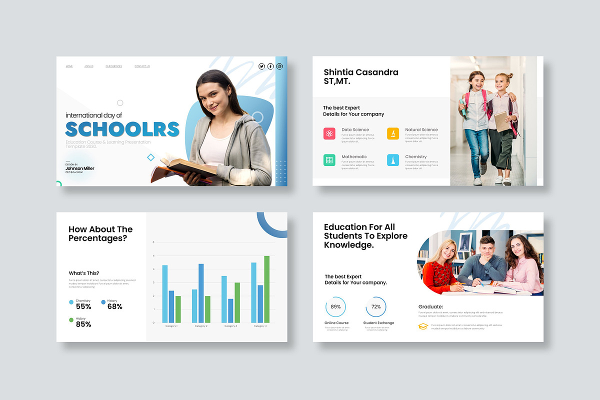 International Day Of School Template, a Presentation Template by evgenystudio (Photo 4 of 7)