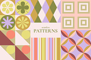 Seamless Geometric Patterns, a Pattern Graphic by Léo Alexandre (Thumbnail 1 of 22)