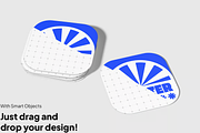 Coaster Mockup 2 Scenes, a Household Mockup by graphicsauce (Thumbnail 2 of 4)