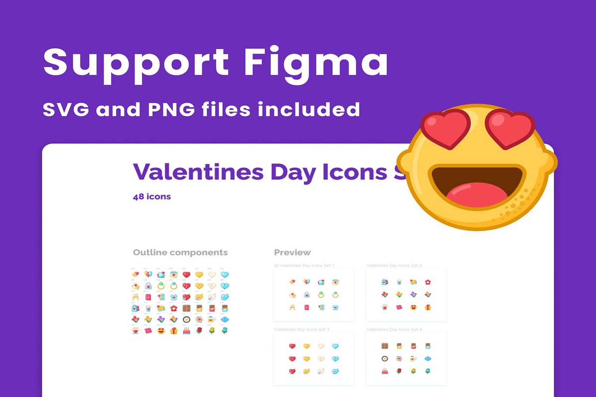 Valentines Day Icons Set, an Object Illustration by Creative Perspective (Photo 5 of 6)