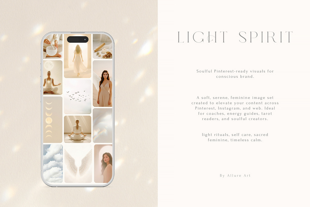 260 Light Spiritual Stock Images, a Beauty & Fashion Photo by Allure Art (Photo 9 of 46)