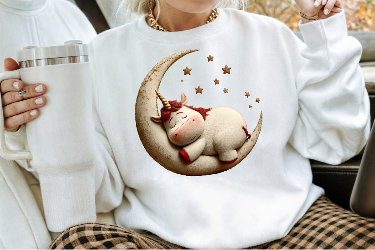 Watercolor Cute Unicorn Clipart Bund, an Illustration by Sublimation Artist (Photo 4 of 6)
