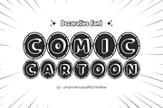 Comic Cartoon - Decorative Font, a Font by KiddoGlyphs Studio (Thumbnail 1 of 3)