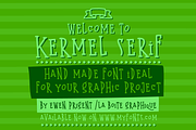 Kermel serif, a Handwritten Font by La Boite Graphique (Thumbnail 3 of 5)