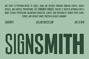 SFC Signsmith Variable Font, a Sans Serif Font by Skilline Supply Co. (Thumbnail 21 of 21)