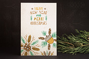 Christmas set. SNOWFLAKE. Winter., an Illustration by OlgaAlekseenko (Thumbnail 4 of 4)
