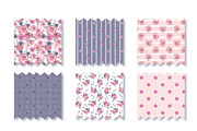 Pink & Indigo Roses Seamless Pattern, a Pattern Graphic by DrawStudio1988 (Thumbnail 5 of 8)
