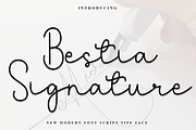 Bestia Signature, a Handwritten Font by InermediaSTUDIO (Thumbnail 1 of 8)