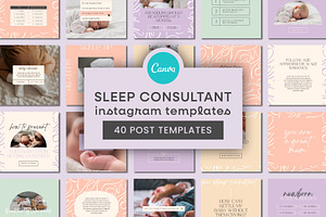Sleep Consultant Instagram Templates