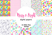 Merry And Bright Pattern, a Pattern Graphic by GlamArtZhanna (Thumbnail 1 of 4)