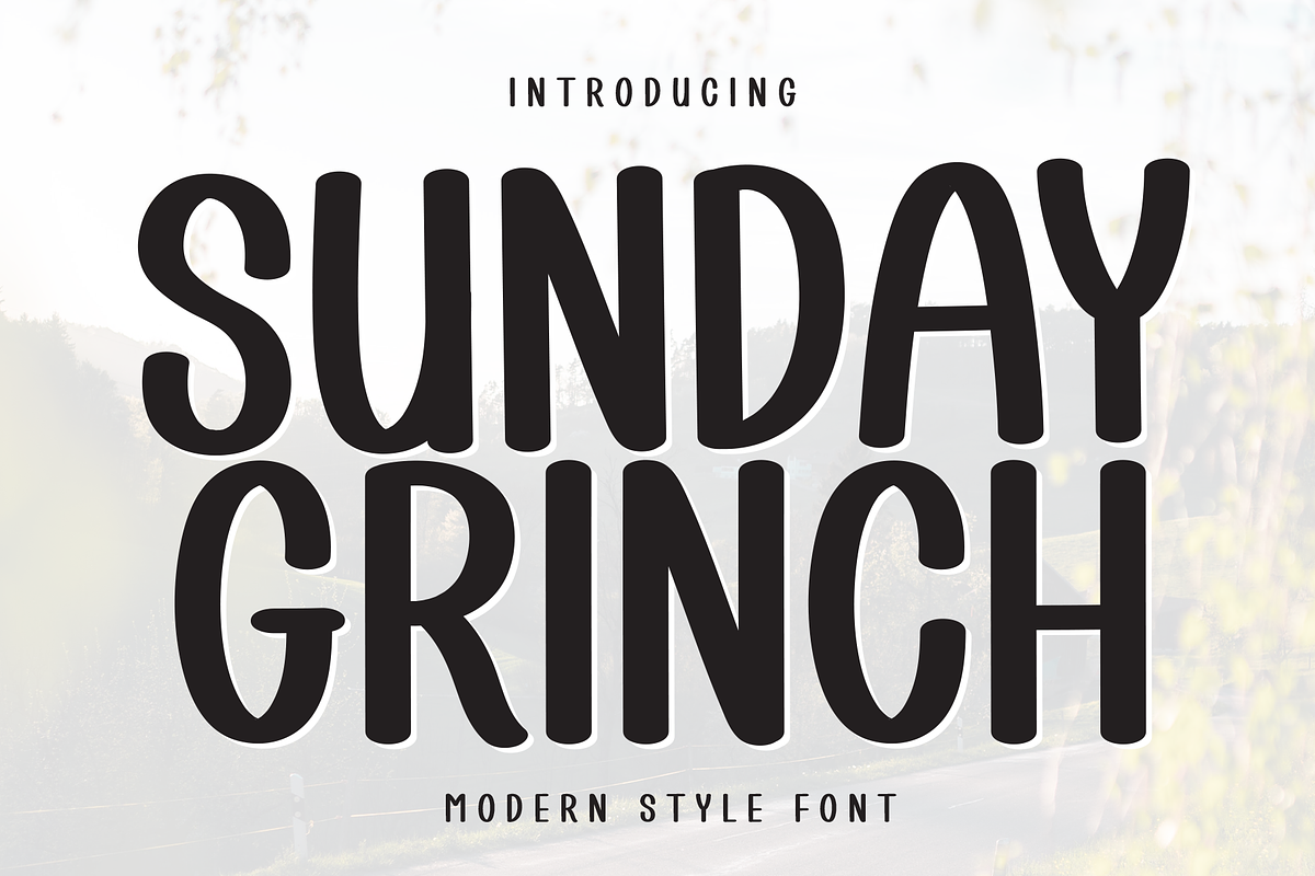 Sunday Grinch | Script Font, a Script Font by Scratchones (Photo 1 of 8)