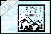 O Come all Ye Faithful Christmas svg, an Object Graphic by SparkalDesigns (Thumbnail 2 of 2)