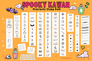 Procreate Spooky Kawaii Stamp Pack, a Brush Add-On by Artbykimmyw (Thumbnail 2 of 3)
