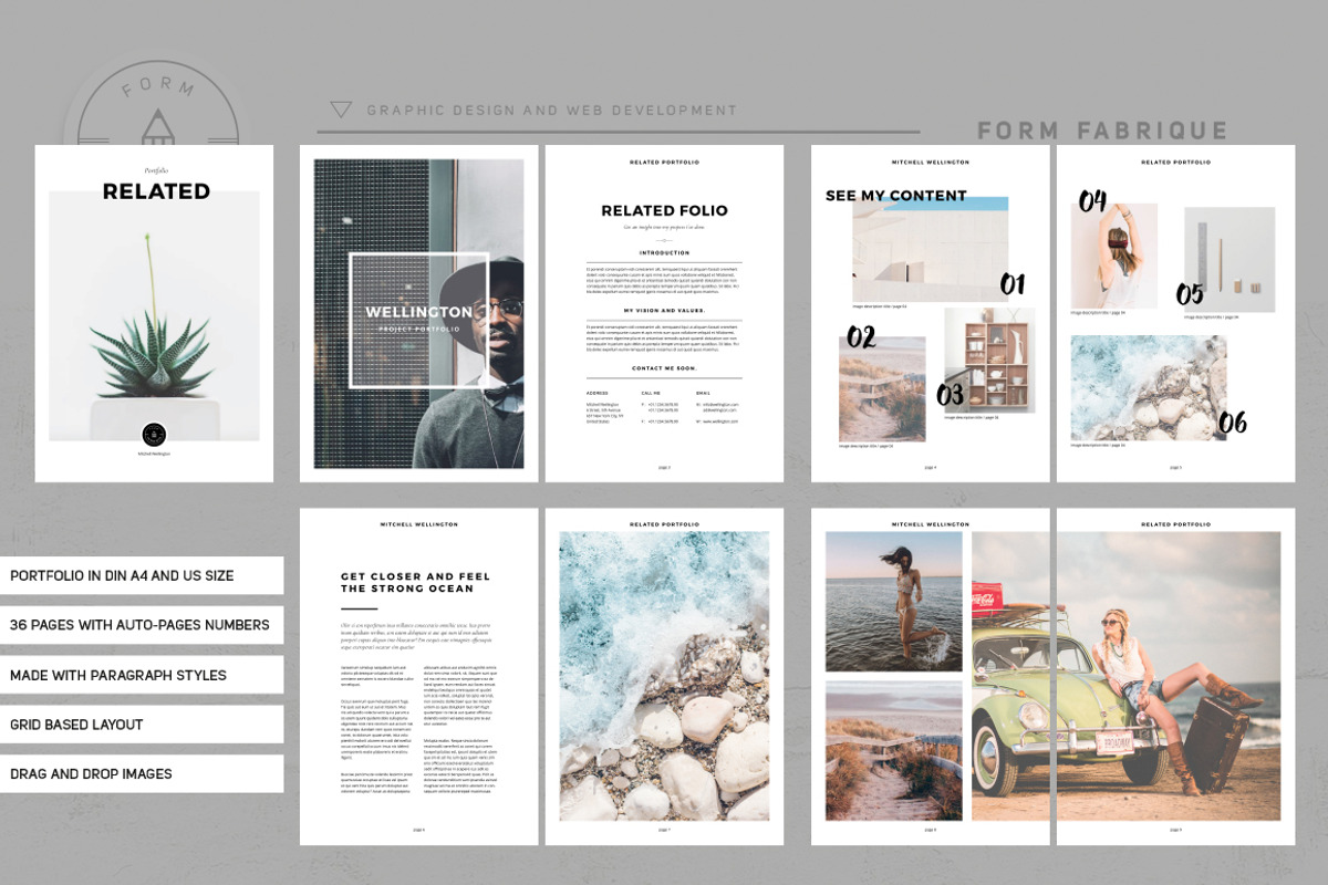 Related Portfolio, a Brochure Template by Form Fabrique (Photo 3 of 17)