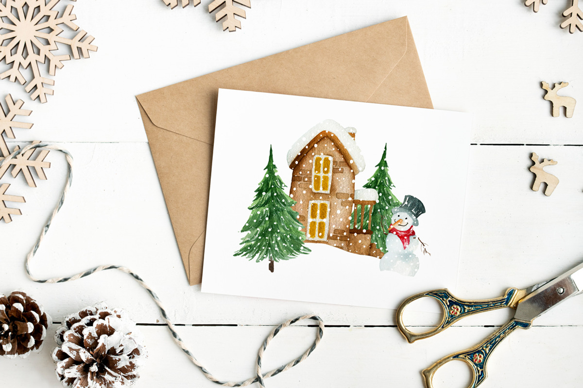 Christmas set. Vintage, an Object Graphic by JuliaBadeeva (Photo 3 of 10)