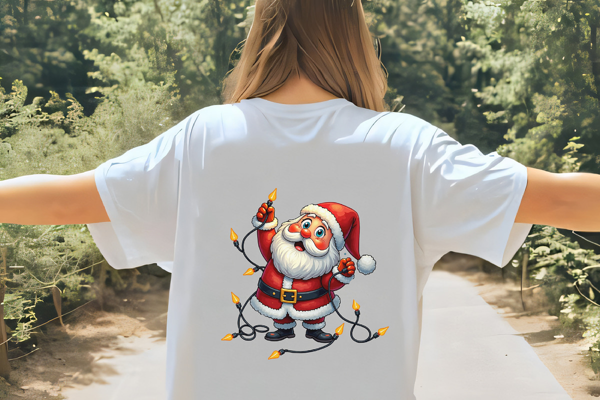 Funny Christmas Santa Clipart Bundle, an Illustration by CrexoraLab (Photo 5 of 5)
